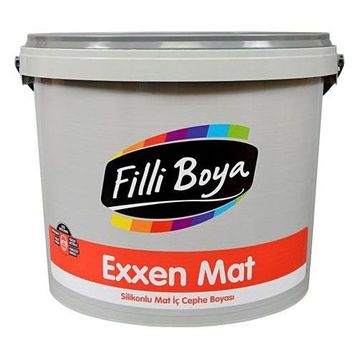 Filli Boya Exxen Mat Silikonlu 2.5 lt Beyaz Silinebilir Boya