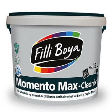 Filli Boya Momento Silan Cleanix Andezit 15 2,5 lt Antibakteriyel Silikonlu İç Cephe Duvar Boyası