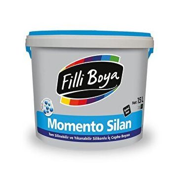 Filli Boya Momento Silan Silikonlu İstiridye Kremi 15 lt İç Cephe Duvar Boyası