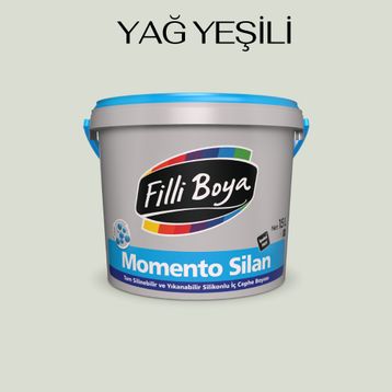 Filli Boya Momento Silan Silikonlu Yağ Yeşili 2.5 lt İç Cephe Duvar Boyası