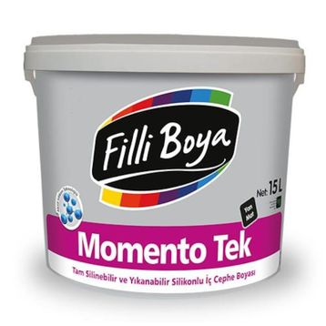 Filli Boya Momento Tek Silikonlu Çakıllı Kum 2.5 lt İç Cephe Duvar Boyası