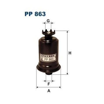 Filtron Accent 1,3 1,5 94 00 Colt 1,3 Lancer 1,5 Pajero Benzin Filtresi
