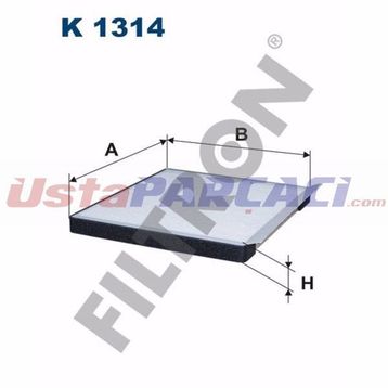 Filtron Hyundai i20 1.4 CRDi 2014-2019 Polen Filtresi