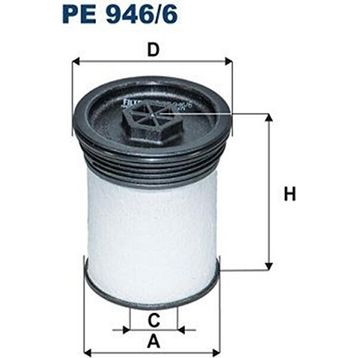 Filtron Jeep Cheroke 2.8 10 2.0 13 Grand Cherokee 3.0 Crd 10 Chevrolet Captiva Antara 12 14 Mazot Filtresi