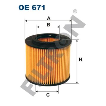Filtron OE671 Yağ Filtresi
