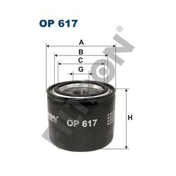 Filtron Op617 Yağ Filtresi