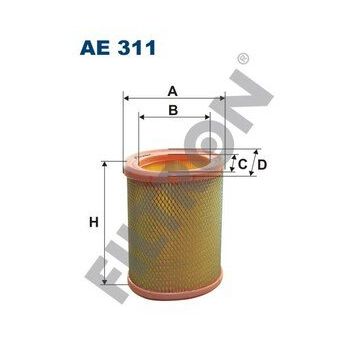Filtron P106 P205 Partner Berlingo C15 Ax Bx Zx Tu3 2 P306 P206 P106 Saxo Zx Tu5j Hava Filtresi