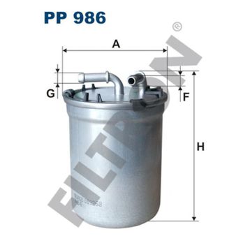 Filtron PP986 Yakıt Filtresi