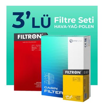 Filtron Skoda Fabia 1.2 TSI 2015-2018 3'lü Filtre Bakım Seti
