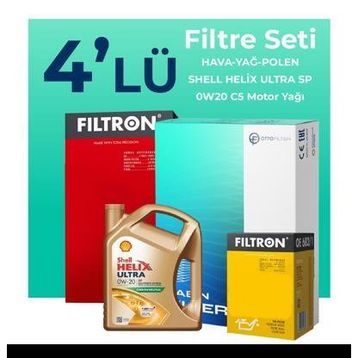 Filtron Suzuki Alto 1.0 Shell Motor Yağlı 2010-2015 4'lü Filtre Bakım Seti