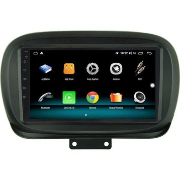 Fimex Fiat 500X 2GB Ram 32GB HDD Android 10 Carplay Özellikli Navigasyon Multimedya Ekran
