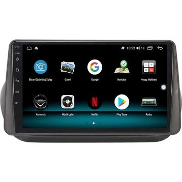 Fimex Fiat Fiorino 2GB Ram 32GB HDD Android 10 Carplay Özellikli Navigasyon Multimedya Ekran
