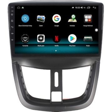 Fimex Peugeot 207 2GB Ram 32GB HDD Android 10 Carplay Özellikli Navigasyon Multimedya Ekran