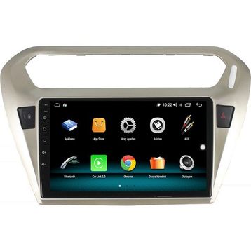 Fimex Peugeot 301 2GB Ram 32GB HDD Android 10 Carplay Özellikli Navigasyon Multimedya Ekran