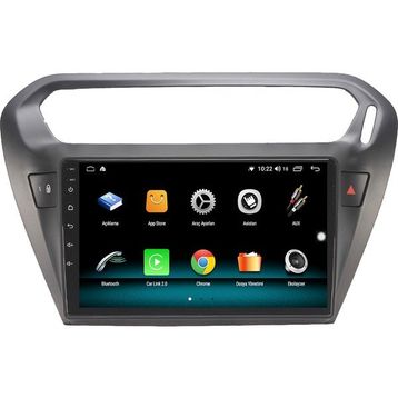 Fimex Peugeot 301 2GB Ram 32GB HDD Android 10 Carplay Özellikli Navigasyon Multimedya Ekran