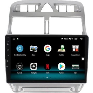 Fimex Peugeot 307 2GB Ram 32GB HDD Android 10 Carplay Özellikli Navigasyon Multimedya Ekran