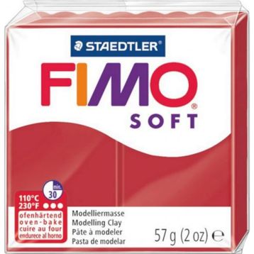 Fimo Christmas Red 57 gr Soft Polimer Kil