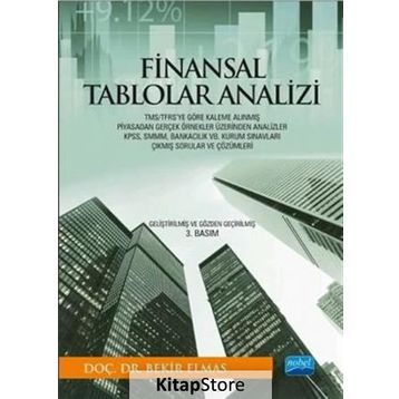 Finansal Tablolar Analizi - Bekir Elmas