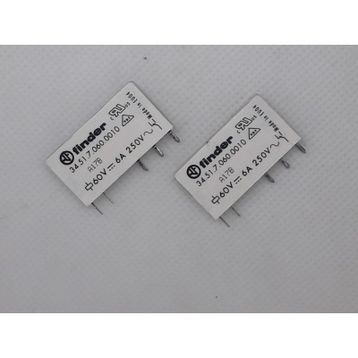 Finder 34.51.7.060.0010 1CO 6A 60V Elektromekanik Pcb Röle
