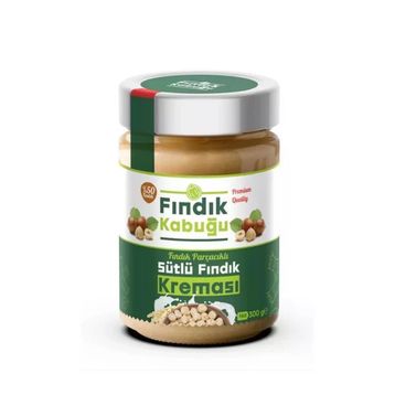 Fındık Kabuğu 300 gr Parçacıklı Sütlü %50 Fındık Kreması