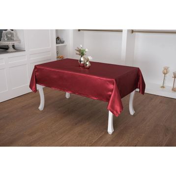 Finezza 140x200 cm Kristal Monoray Kumaş Bordo Dikdörtgen Masa Örtüsü - 1035