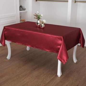 Finezza 140x200 cm Kristal Monoray Kumaş Bordo Dikdörtgen Masa Örtüsü - 1035
