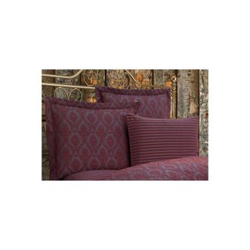 Finezza 60x80 cm 2'li Monaco Bambu Jakar Kumaş Bordo Oksford Yastık Kılıfı