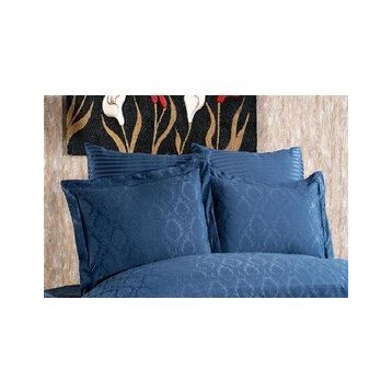 Finezza 60x80 cm Monaco Bambu Jakar Kumaş Indigo 2'li Oksford Yastık Kılıfı