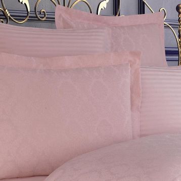 Finezza 60x80 cm Monaco Bambu Jakar Kumaş Pudra 2'li Oksford Yastık Kılıfı
