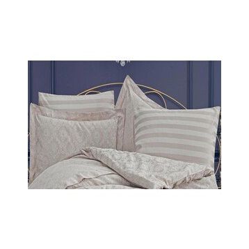 Finezza 60x80 cm Monaco Bambu Jakar Kumaş Taş 2'li Oksford Yastık Kılıfı