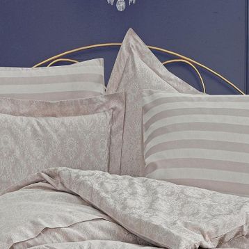 Finezza 60x80 cm Monaco Bambu Jakar Kumaş Taş 2'li Oksford Yastık Kılıfı