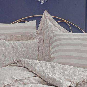 Finezza 60x80 cm Monaco Bambu Jakar Kumaş Taş 2'li Oksford Yastık Kılıfı