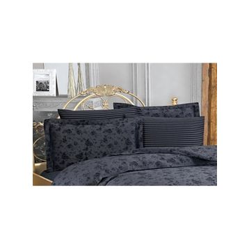 Finezza 60x80 cm Rita Bambu Jakar Kumaş Füme 2'li Oksford Yastık Kılıfı