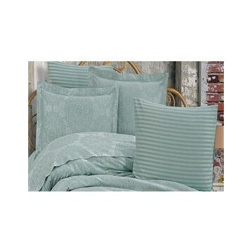 Finezza 60x80 cm Tiara Bambu Jakar Kumaş Mint 2'li Oksford Yastık Kılıfı