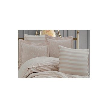 Finezza Rita Bambu Jakar Kumaş Krem ikili Oksford 60x80 cm Yastık Kılıfı