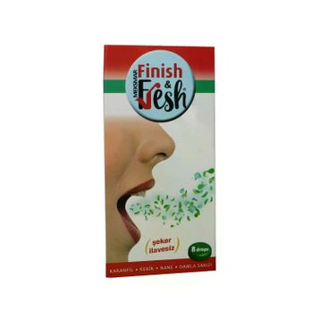 Finish & Fresh 8 Kapsül Ağız Kokusu Giderici