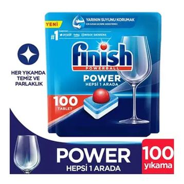 Finish Hepsi Bir Arada 100'lü Bulaşık Makinesi Tableti