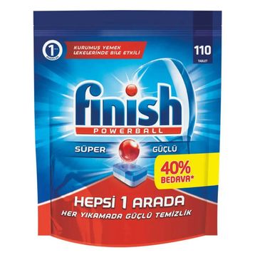Finish Hepsi Bir Arada 110'lü Bulaşık Makinesi Tableti