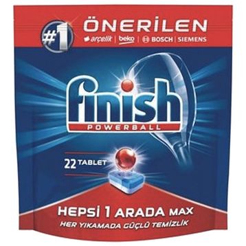 Finish Hepsi Bir Arada 22 Adet Bulaşık Makinesi Tableti