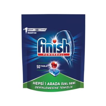 Finish Hepsi Bir Arada 50 Tablet Bulaşık Makinesi Deterjanı