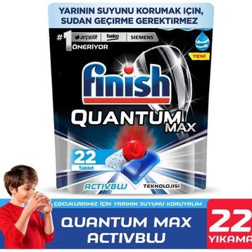 Finish Powerball Quantum Max 22 Tablet Bulaşık Makinesi