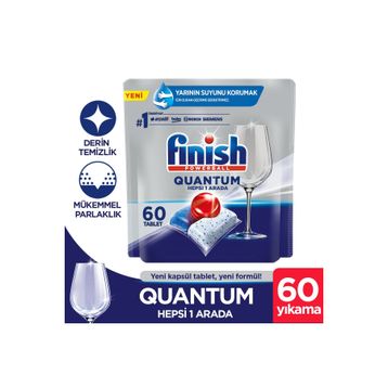 Finish Quantum Hepsi Bir Arada 60'lı Bulaşık Makinesi Deterjanı