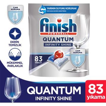 Finish Quantum Infinity Shine 83 Kapsül Bulaşık Makine Deterjanı Tableti