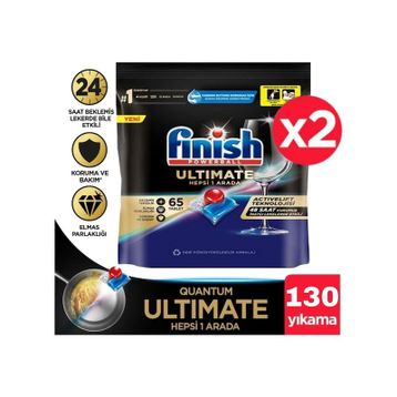 Finish Quantum Ultimate 65 Kapsül Bulaşık Makinesi Tableti