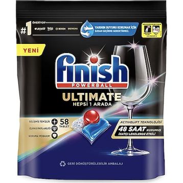 Finish Ultimate Hepsi Bir Arada 58'li Bulaşık Makinesi Tableti