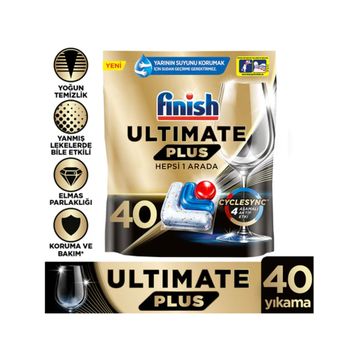 Finish Ultimate Plus 732 Hepsi 1 Arada 60 Adet Bulaşık Makinesi Tableti