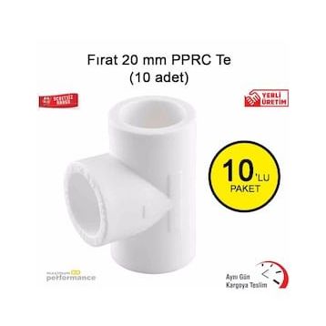 Fırat 10 Adet 20 mm Pprc Te