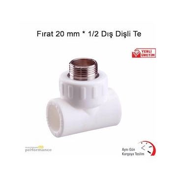 Fırat 20 mm 1/2 Dış Dişli Te