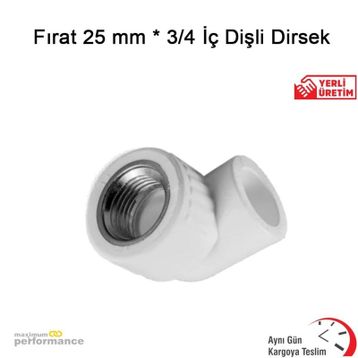 Fırat 25 mm 3/4 İç Dişli Dirsek