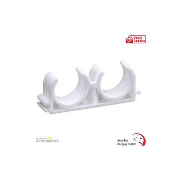 Fırat 32 mm Pprc Çiftli Boru Kelepçesi